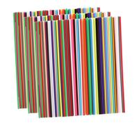 SHINEOFI 110pcs PCL Filament Refills 22 Colors 2.5mm Diameter Low Temperature 3D Printing Pen Consumables for Creative Art Projects