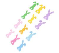 SHINEOFI 12 Pcs Bunny Embroidered Patch for Clothes and Bags, Cute Rabbit Applique with Polyester Material, Wear-Resistant for DIY Projects and Party Decorations