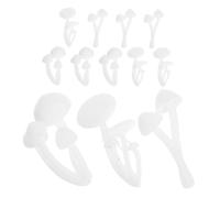SHINEOFI 12 Pcs Miniature Resin Mushrooms for Crafts Realistic Small Mushroom Ornaments for DIY Micro Landscape Decoration Sturdy Mini Figures for Creative Fairy Garden Scenes