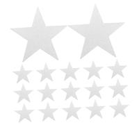 SHINEOFI 120pcs Glitter Stars for Crafts Craft Star Cutouts Back to School Decorations Cutouts for Bulletin Board Classroom Decor Classroom Paper Silver