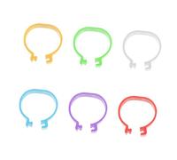 SHINEOFI 120Pcs Poultry Foot Rings Lightweight Marking Bands for Chickens Ducks Random Colors Identification Bands for Breeds Separation and Easy Management Random Color