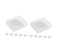 SHINEOFI 12pcs Button Cover Switch Guard Push Button Cover Lockout Box for Emergency Stop Switch Childproof Wall