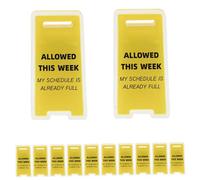 SHINEOFI 12pcs Funny Office Desk Sign Clips with Stable Base Mini Memo Paper Holders for Workspace Organization Planner and Table Card Clip Holder for Office Humor and Note Display