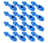 SHINEOFI 12pcs Plastic Spearfishing Band Inserts for Divers, Enhance Shooting Stability and Easy Maintenance, Blue Underwater Fishing Accessory