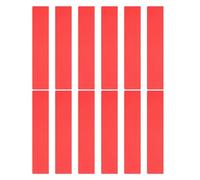 SHINEOFI 12pcs Red Rectangular Pvc Field Position Marker for Athletics Ground and Football Court, Court Marking Kit with Precise Positioning and Easy Installation, for Outdoor Athletics