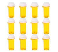 SHINEOFI 12pcs Reusable Medication Case for Travel with Design, Small Container for Medicines Made of Sturdy Pp Material, Travel Medication Tool the Go Storage