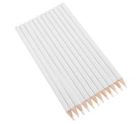 SHINEOFI 12pcs Sewing Pencil for Fabric White Water Soluble Maker Sewing White Marking Pencils Washable Fabric Tailor Markers for Dressmaker Craft