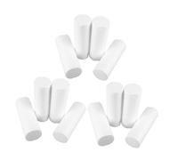 SHINEOFI 12PCS Solid Polystyrene Foam Tubes Cylindrical Craft Stems for DIY Modeling Friendly Lightweight Foam Flower Stems for Early Learning and Creative Projects