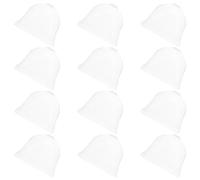 SHINEOFI 12pcs Square Plastic Cloche for Seedlings 3.9in Reusable