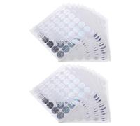 SHINEOFI 14 Sheets Holographic Tamper Evident Self-Adhesive Anti-counterfeiting Stickers for Retail Packaging Business Seals with