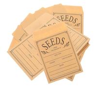 SHINEOFI 150pcs Kraft Paper Seed Envelopes for Easy Organization and Identification Writable Textured Surface Resealable Small Packets for Flower Seeds for Home Gardeners and Sample Travel