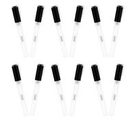 SHINEOFI 15pcs Blank Refillable Paint Marker Pens with Fine and Tilted Tips for Graffiti Artists Empty Paint Markers for Acrylic and Liquid Chalk Ink Filling Precise Control for Paper Rock