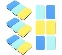 SHINEOFI 15Pcs Dry Erase Erasers, Mini Whiteboard Eraser for Kids, Reusable Chalkboard Cleansers for Classroom Home Office Supplies