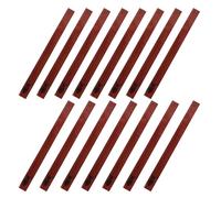 SHINEOFI 15pcs Heat Shrink Arrow Shaft Protection Stickers Brown Wood Grain | Plastic Construction, Tool-free Quick Application, Suitable for Wooden or Carbon Arrows, Field Practice and Coaching