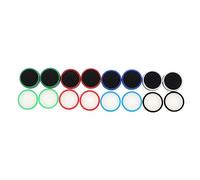 SHINEOFI 16 Pcs Dark Joystick Caps Silicone Thumb Stick Cover Joystick Grip Cover Compatible for Portable Gaming Console Gamer Grip Cap