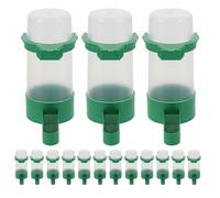 SHINEOFI 16pcs Automatic Bird Water Dispenser and Drinker Cups Plastic 60ml Small Size for Birdcage Suitable for Budgie Parakeet Cockatiel Lovebirds and Small Animals