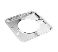SHINEOFI 19CM Non-Edge Electric Stove Drip Pan Replacement Heavy-Duty Drip Tray for Gas Cooker Easy-Clean Burner Cover for Kitchen Use