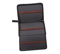 SHINEOFI 1pc Folding Canvas Sketch Pencils Bag Zipper Design Capacity Pencil Case for Students Compact Portable Organize Drawing Stationery Supplies