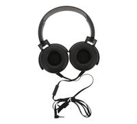 SHINEOFI 1Pc Wired Stereo Headset with Microphone Lightweight Comfortable Design for Music and Gaming Head Mounted Headphones for Desktop Computers and Online Calls