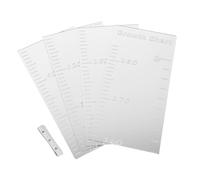 SHINEOFI 1set Acrylic Height Measurement Sticker for Boys and Girls Growth Chart Wall Decor Easy to Install Mirror Effect Design for Nursery and Home Decor