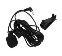 SHINEOFI 1set Handheld Speaker Microphone Portable Clip Mic for Audio for Car Navigation Communication and Flexible Design Easy to Use