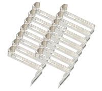 SHINEOFI 1set Heavy Duty Roof Tile Clips Durable Fixing Clips for Roofing Slip Design for Long Term Use Convenient Roof Repair 20pcs