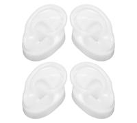 SHINEOFI 2 Pair Silicone Ear Piercing Practice Model with Fine Workmanship Easy to Use Fake Ear Models for Training and Institutional Use for Accurate Piercing Practice