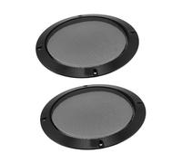 SHINEOFI 2 Pcs Car Speaker Grill Replacement Mesh Subwoofer Protection Nets for Audio Home Office Bar Loudspeaker Guard Iron Mesh Cover