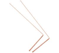 SHINEOFI 2 Pcs Copper Dowsing Rods for Water and Mineral Detection Lightweight Copper Divining Rods for Paranormal Hunting and Buried Items for Outdoor Exploration