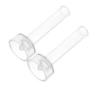 SHINEOFI 2 Pcs Pillar Candle Molds Acrylic Candle Making Moulds Steeple Church Head 2.2x15cm for DIY