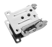 SHINEOFI 2 Pcs Self Locking Folding Table Leg Hinges Heavy Duty Brackets for Bed Workbench Furniture with Quiet Operation and Secure Support Silver