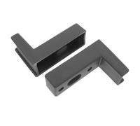 SHINEOFI 2 Pcs Wall Mounted Barbell Holder and Weight Lifting Hooks for Dumbbell and Barbell Storage, Black Pp Material with Easy Installation and Versatile Use for Weight Room or Gym