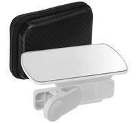 SHINEOFI 2-piece universal smartphone camera mirror reflection clip kit, adjustable selfie mirror reflection for the phone rear camera for outdoor travel, for taking landscapes