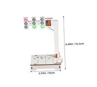 SHINEOFI 2 Sets DIY Stem Traffic Light Model Kit for Teens Wooden Science Experiment with Easy Digital Programming Educational Traffic Signal Assembly for Parent Learning and Safety