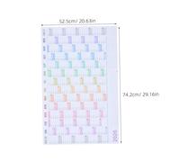 SHINEOFI 2 Sets Large Wall Planner Writable Minimalist English Calendar with Stickers and Adhesive Backing Jumbo Yearly Monthly and Weekly Planning for Office School Home Organization