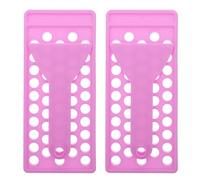 SHINEOFI 2 Sets Lip Balm Filling Tray 50 Holes with Spatula for DIY Lip Balm Making Kit Purple Pp Material Easy to Remove Excess Lipstick Even Filling for Home Made