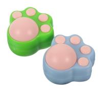 SHINEOFI 2 Sets Rotating Licking Catnip Ball for Indoor Cats Kitten Plaything Edible Natural Catnip Freshens Breath Relieves Stress and Encourages Active Play