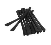 SHINEOFI 20 Pairs Silicone Eye Glasses Ear Grippers Anti-slip Temple Tips for Eyewear Fit for Glasses and Sunglasses Easy to Install and Remove Black