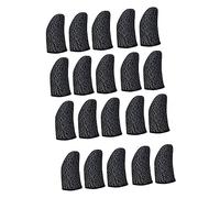 SHINEOFI 20 Pcs Breathable Touch Screen Finger Sleeves for Mobile Gaming Sweat Gaming Thumb Covers Non Slip Design Enhanced Sensitivity Fit for All Finger