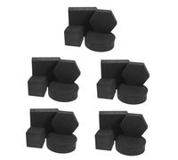 SHINEOFI 20 pcs Geometry Cube Photography Props Lightweight Black Solid Foam Blocks for Product Photo Shoots Compact Decorative Photo Backgrounds for Jewelry Cosmetics and Small Items