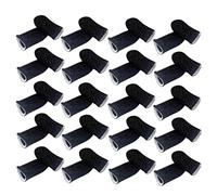 SHINEOFI 20 Pcs Slip Finger Sleeves for Mobile Gaming Breathable Elastic Screen Touch Covers with Oil Conductive Sweat Thumb and Finger White Edge Design