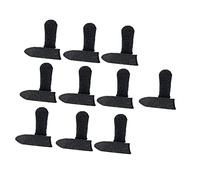 SHINEOFI 20 Pcs Sweat Breathable Finger Sleeves for Mobile Gaming Elastic Conductive Fiber Thumb and Finger Covers Oil Non Slip Touch Screen Gloves with for Enhanced Sensitivity