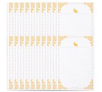 SHINEOFI 20 Sheets Vintage Style Letter Papers for Greeting Cards and Invitations Thick Smooth Writing Paper with Decorative Borders for Love Letters Poems Notes and Calligraphy Practice
