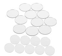 SHINEOFI 200pcs Acrylic Mirror Wall Stickers Round Self-Adhesive Decorative Mirror Decals for Living Room Bathroom and Home Decor Shatterproof 3D Wall Decoration