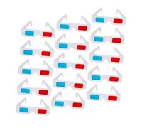 SHINEOFI 200pcs Anaglyph Glasses Red Cyan Cardboard Eyewear for Movies Home Theater Festival Party Enhanced Stereoscopic Visuals Multipurpose Compatibility