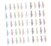 SHINEOFI 200pcs Colorful Musical Note Clips Cute Bookmark Holders for Office Supplies School Planner Paperclips for Music Lovers Students Professionals