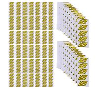 SHINEOFI 200pcs Cutting Careful Warning Stickers Self-adhesive Industrial Safety Decals for Machinery Hand Injury Alert Signs Factory and Warehouse Caution Labels
