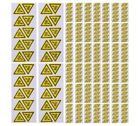 SHINEOFI 200pcs Self-adhesive Warning Labels Danger Hand Symbol Cautionary Signs for Machinery Safety Industrial Equipment and Workplace Precautionary Markers