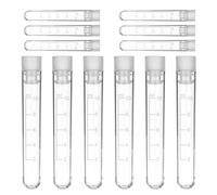 SHINEOFI 20Ml Plastic Freezer Test Tubes with Screw Caps, Scaled 16X105Mm Sampling Vials for Scientific Experiments and Plant Storage, 20pcs Laboratory Tube Containers