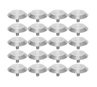 SHINEOFI 20pcs 304 Stainless Steel Blind Nail Studs for Pathway, Anti-slip Pineapple Texture Tactile Sensory Markers, 3.5x3.5x0.5cm Safety Paving Dots for Outdoor Walkway Accessibility
